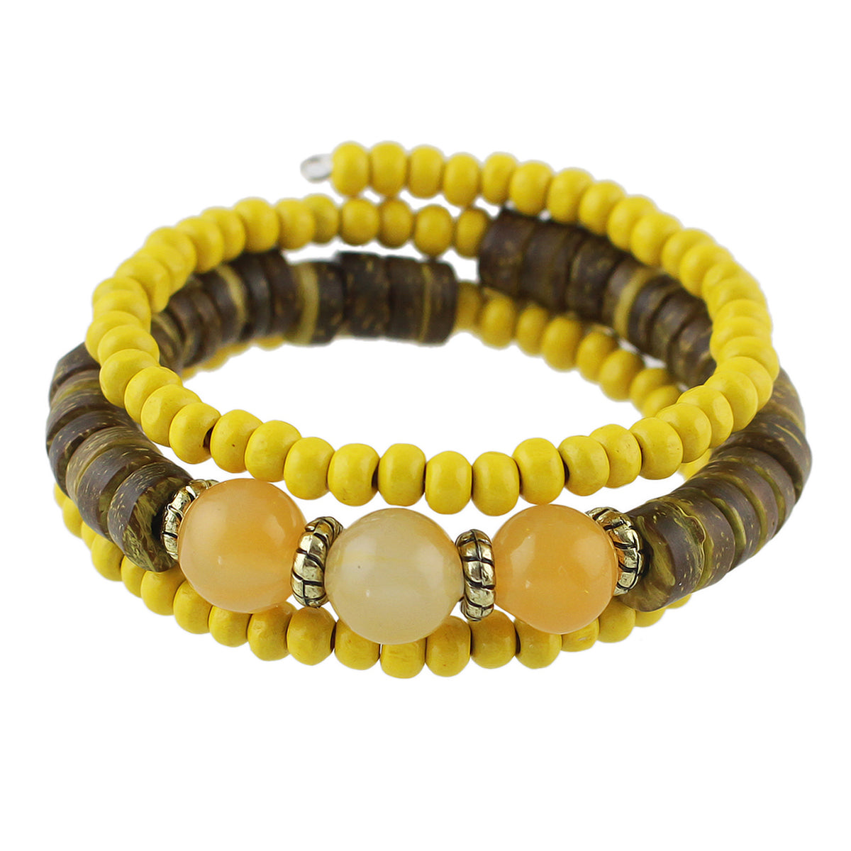 Ethnic Jewelry Handmade Colorful Bead Multi-layer Chain Bohemian Bangle Bracelet-6