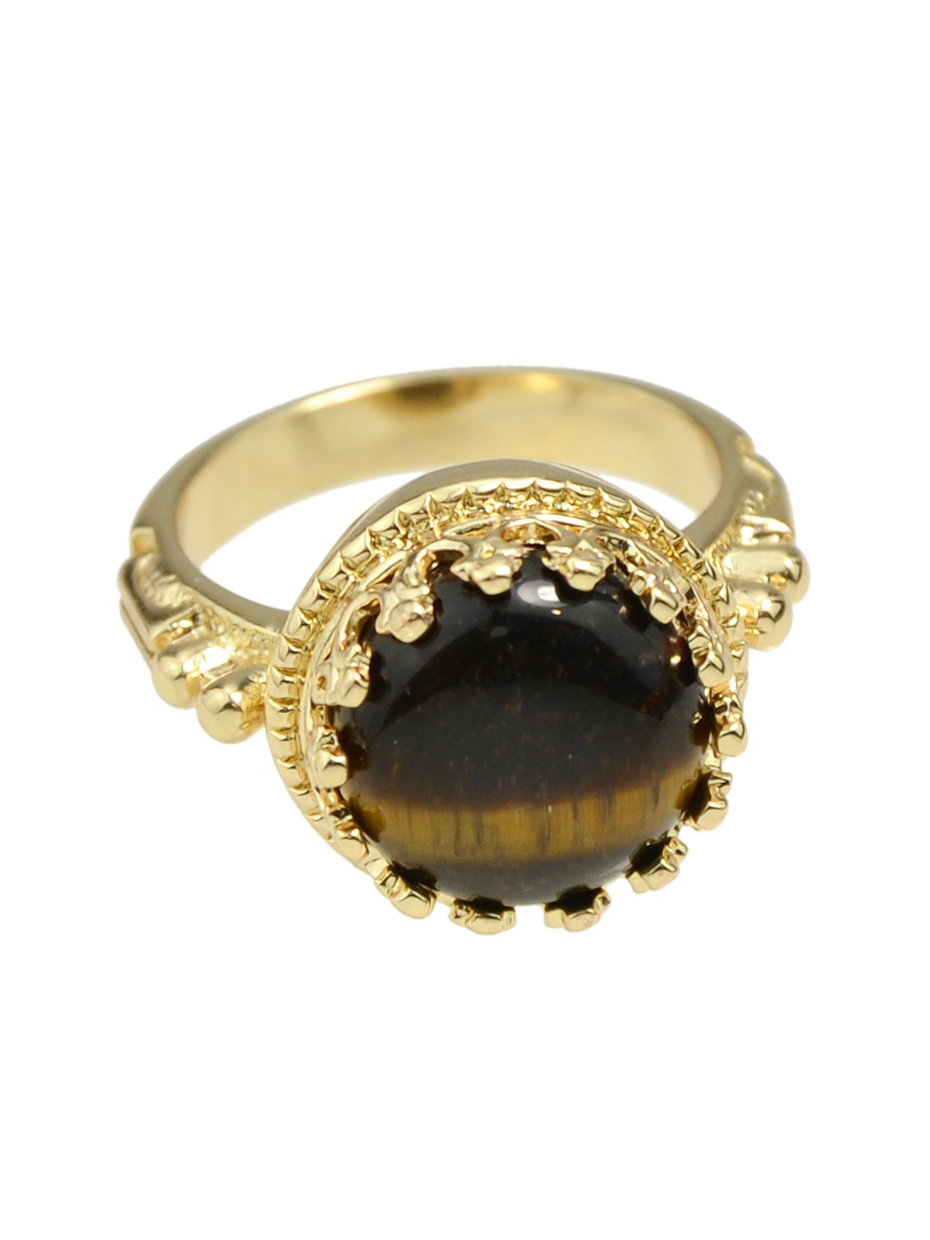 Retro Women Accessories Colorful Resin Round Ball Finger Band Ring Jewelry Gift-4