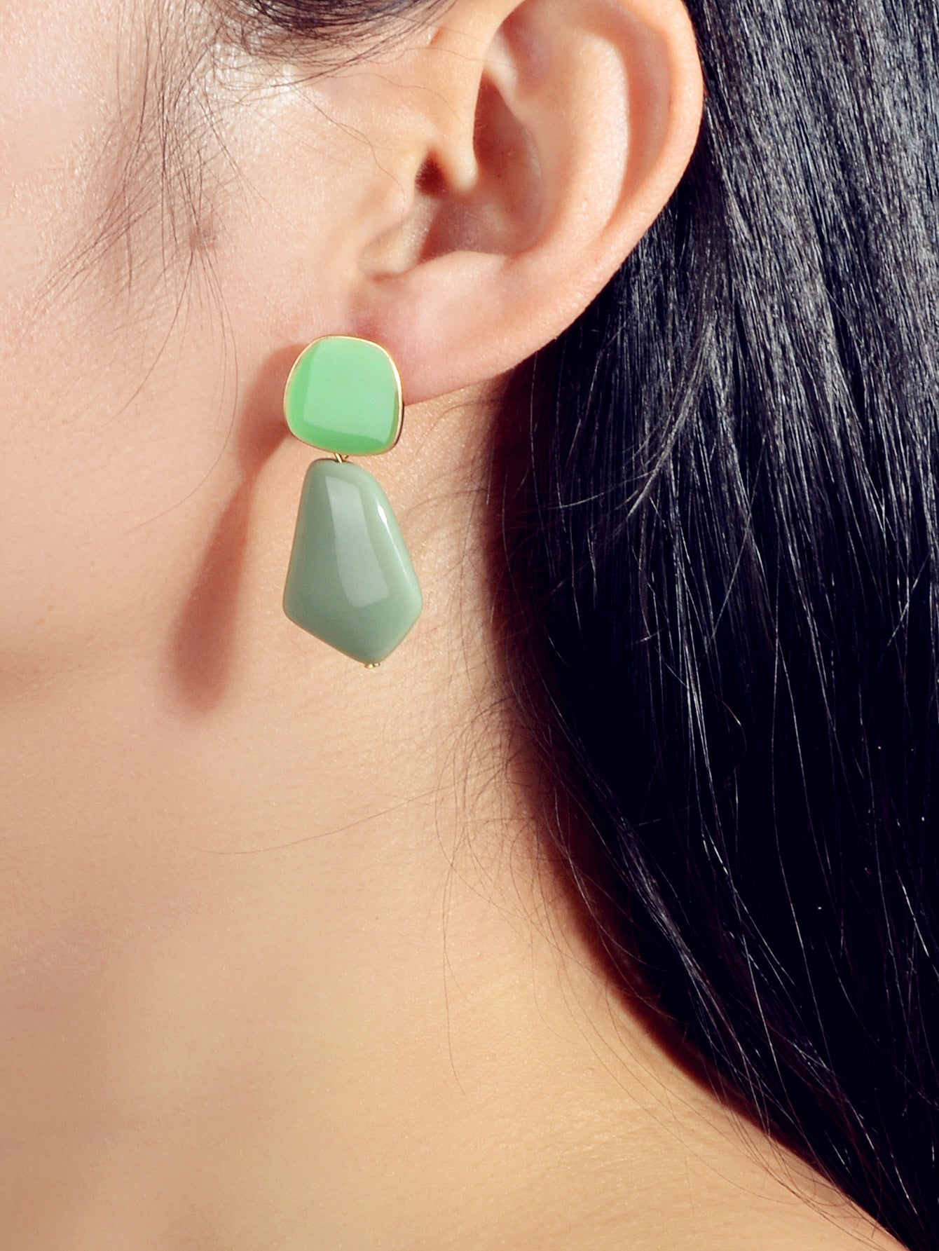 Y2k Style Trendy Candy Color Geometric Dangle Party Pierced Earrings Party Gift-4