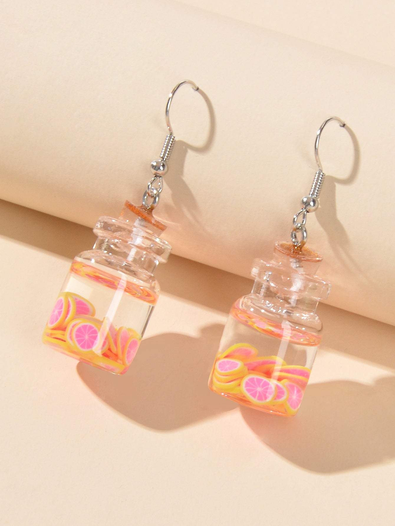 Unique Corked Bottle Driftwood Pendant Earrings Nature-Inspired Boho Chic Jewelry-2