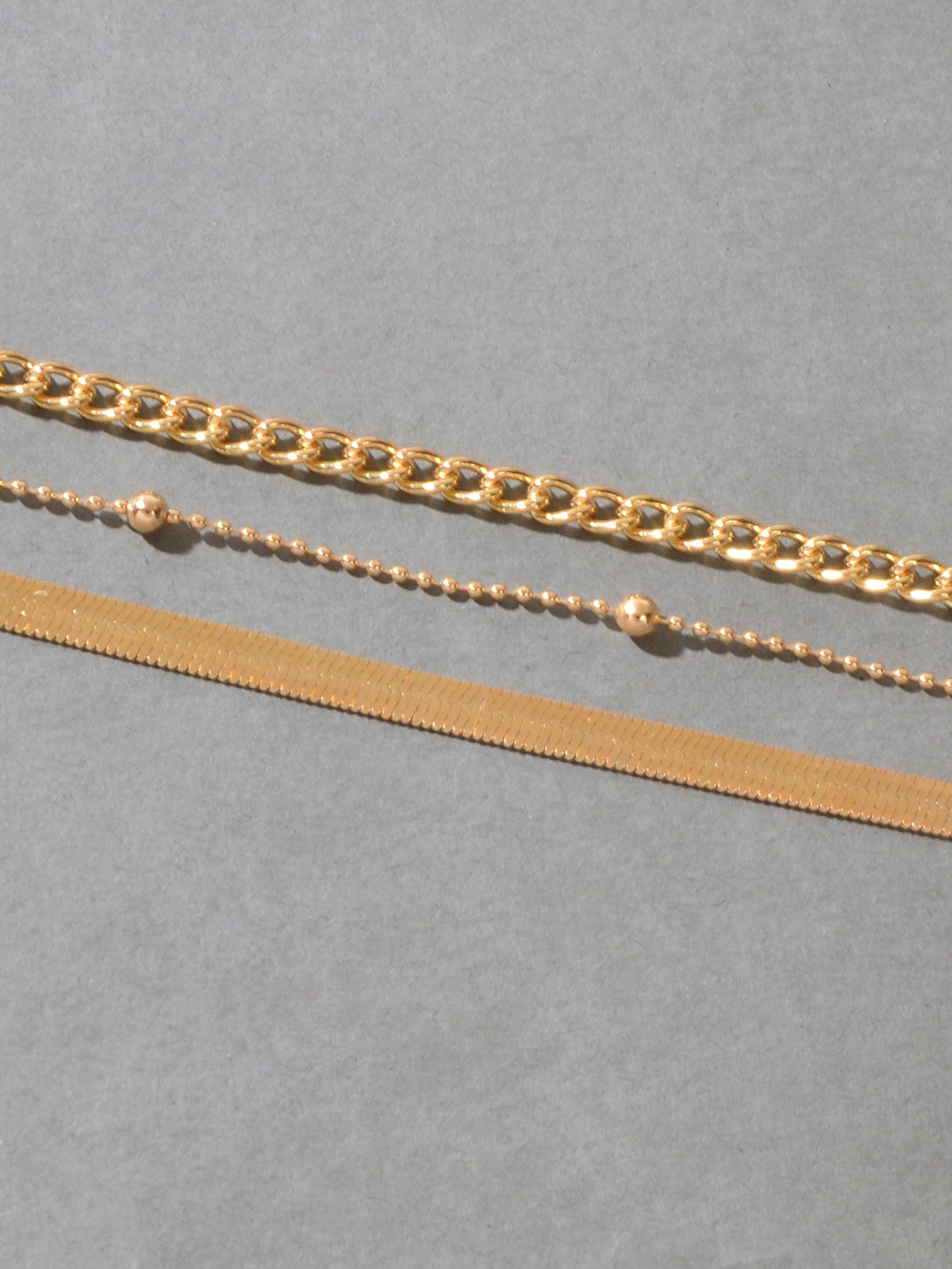 Gold Silver Multi-layer Chain Adjustable Bracelet Women Multiple Style Jewellery-2