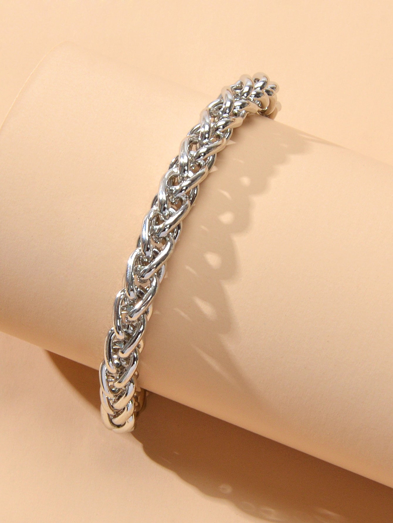 Punk Goth Hip Hop Thick Chain Stainless Steel Bracelets Jewellery Collections-2