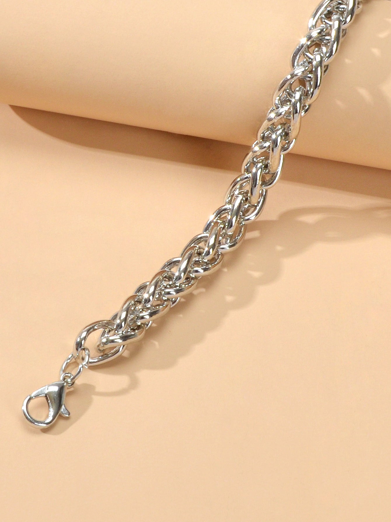 Punk Goth Hip Hop Thick Chain Stainless Steel Bracelets Jewellery Collections-3