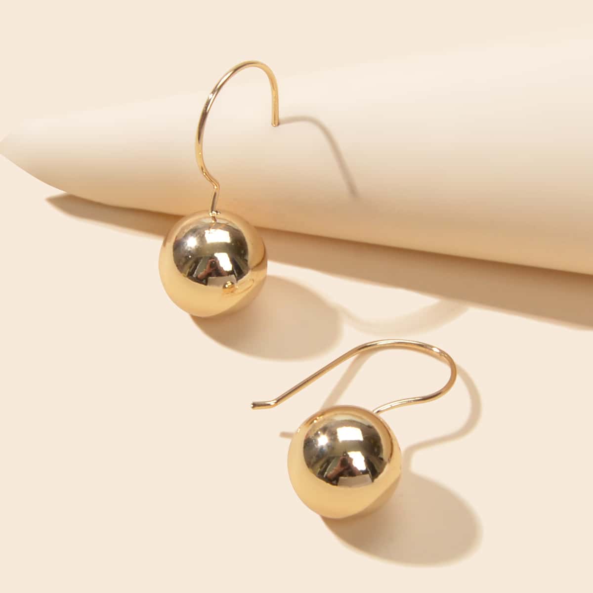 Women Accessories Gold Ball Drop Earrings Trendy Unique Party Decoration Gift-3
