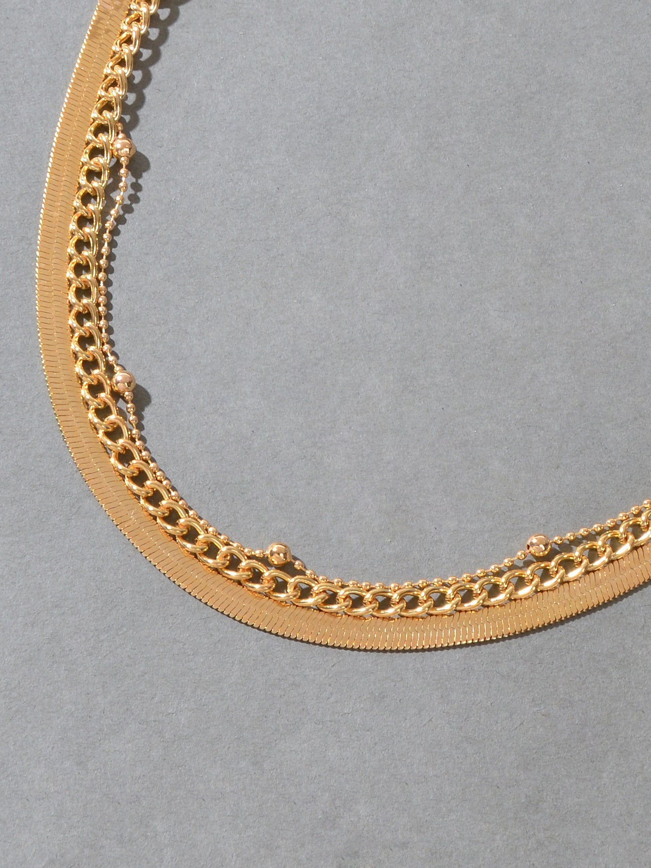 Gold Silver Multi-layer Chain Adjustable Bracelet Women Multiple Style Jewellery-3