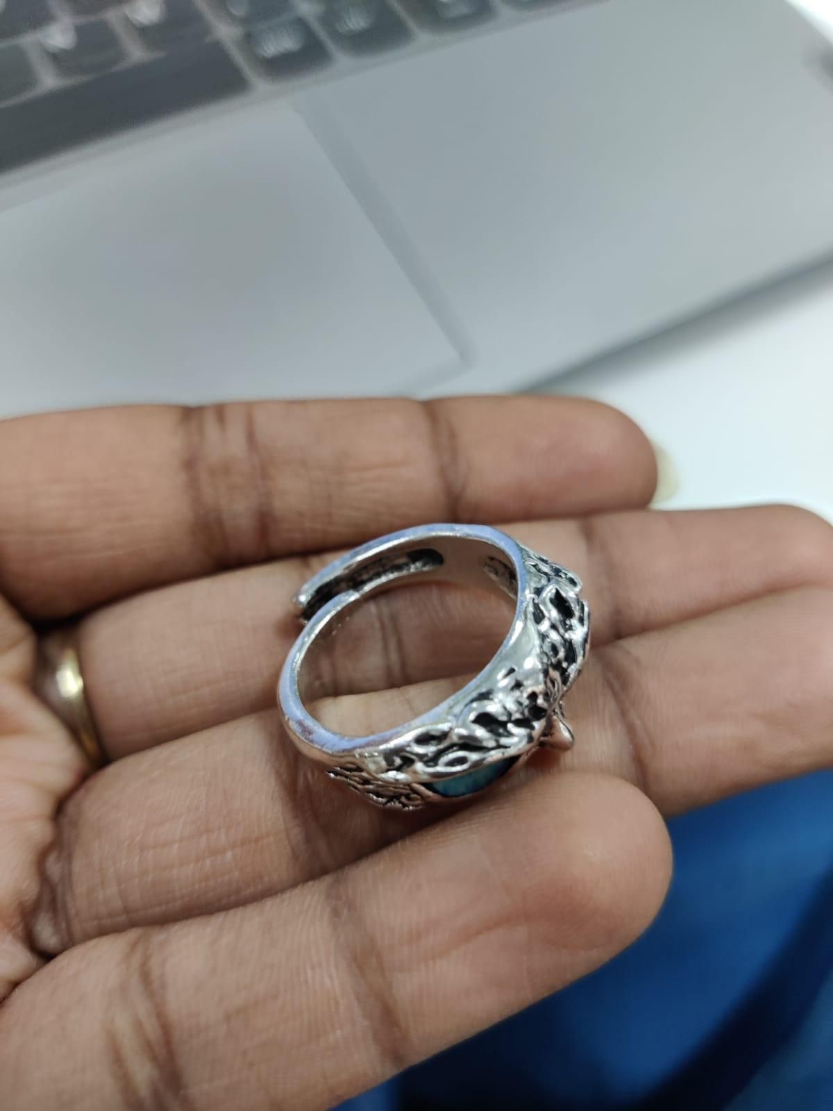 Attractive Silver Plated Owl Ring (Pack of 1)