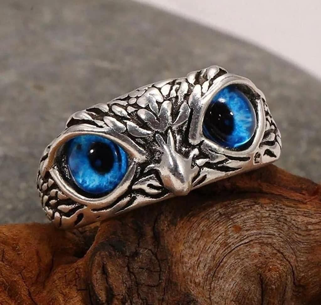 Attractive Silver Plated Owl Ring (Pack of 1)