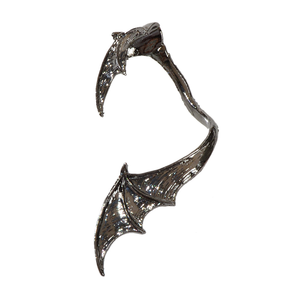 1pc Punk Gothic Vampire Bat Wing Ear Cuff Halloween Cosplay No Piercing Ear Clip-4