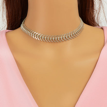 Timeless Stunning Choker Classic Curb Chain Short Necklace Elegant Jewelry Gift-3