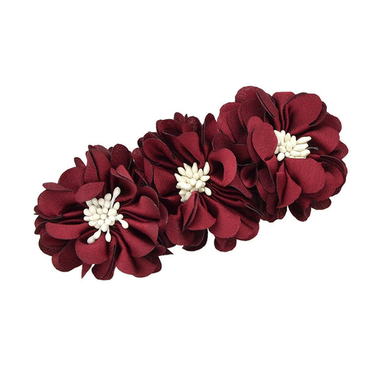 Hair Accessories Chiffon Flower Hairgrips Hair Clips Headwear Girl Styling Tools-0