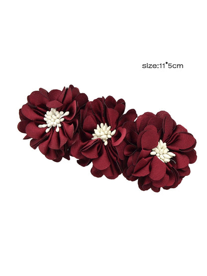 Hair Accessories Chiffon Flower Hairgrips Hair Clips Headwear Girl Styling Tools-1