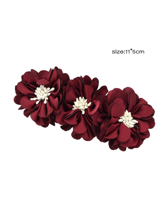 Hair Accessories Chiffon Flower Hairgrips Hair Clips Headwear Girl Styling Tools-1