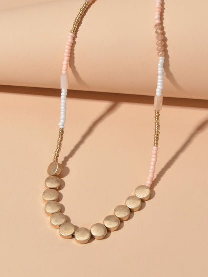 Bohemian Jewellery Ethnic Handmade Multi-colored Beads Charm Long Chain Necklace-2