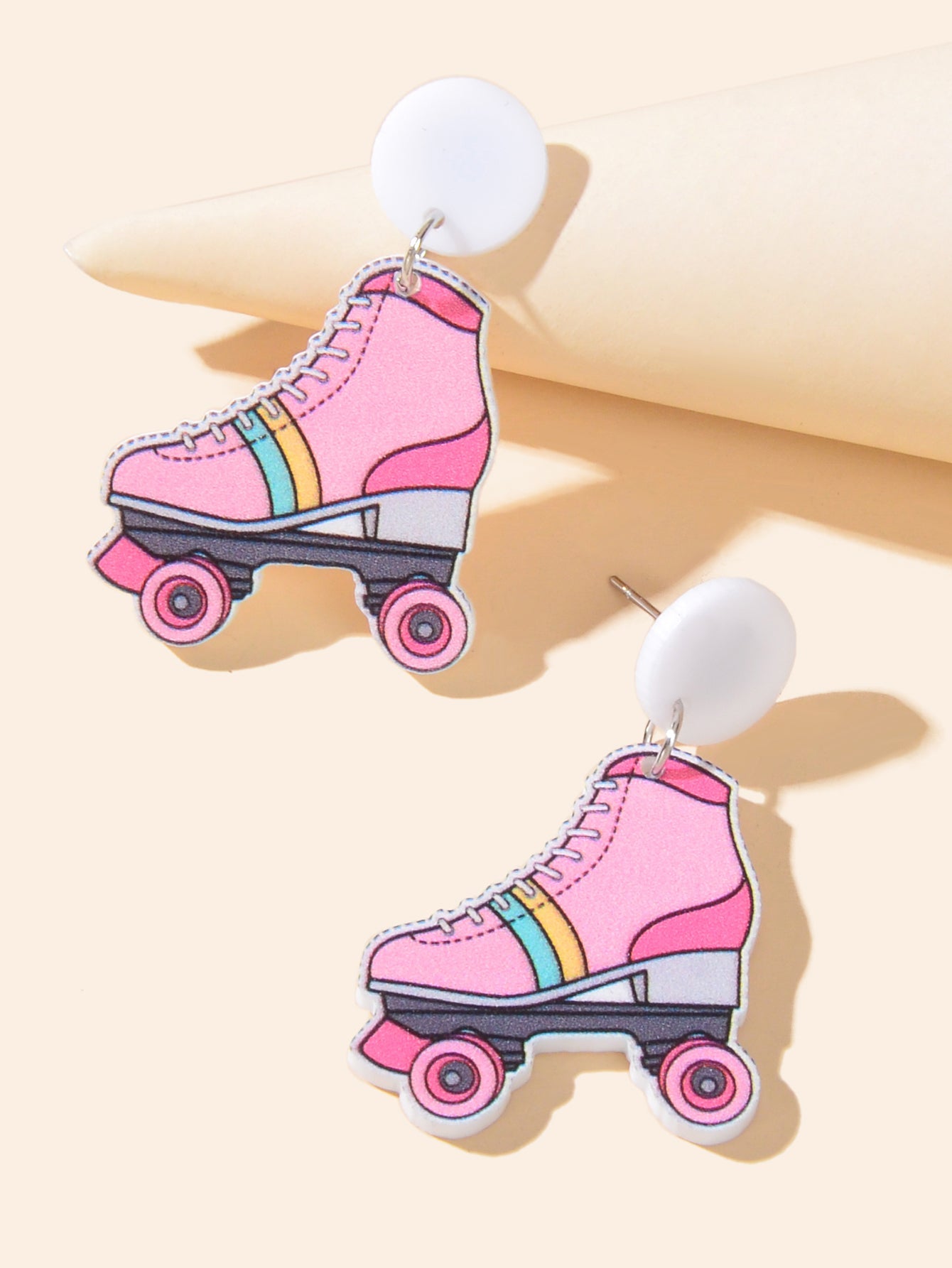 Colourful Ice Skates Pendant Earrings Fun Unique Accessories Skating Enthusiasts-2