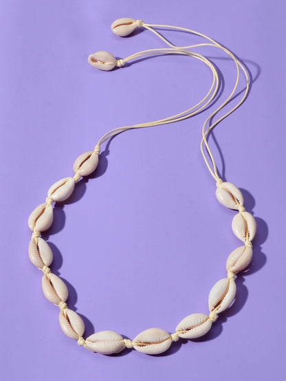 Traditional Ethnic Jewellery Handmade Shell Choker Boho Chic Necklace-2