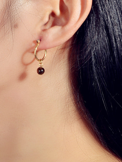 3 pairs Ear Jewellery Pearl Beads Charm Hoop Earrings set Rhinestone Studs Gift-3