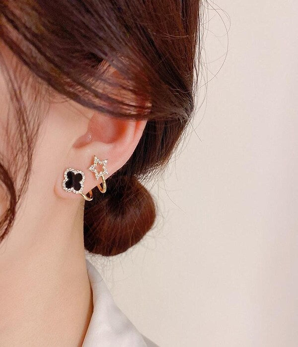 Four-Leaf Clover Earrings-3