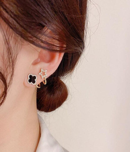 Four-Leaf Clover Earrings-3