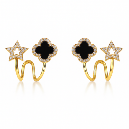 Four-Leaf Clover Earrings-0
